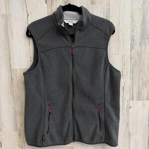 Guide Series Women's Large Gray Fleece Polartec Vest Lightweight